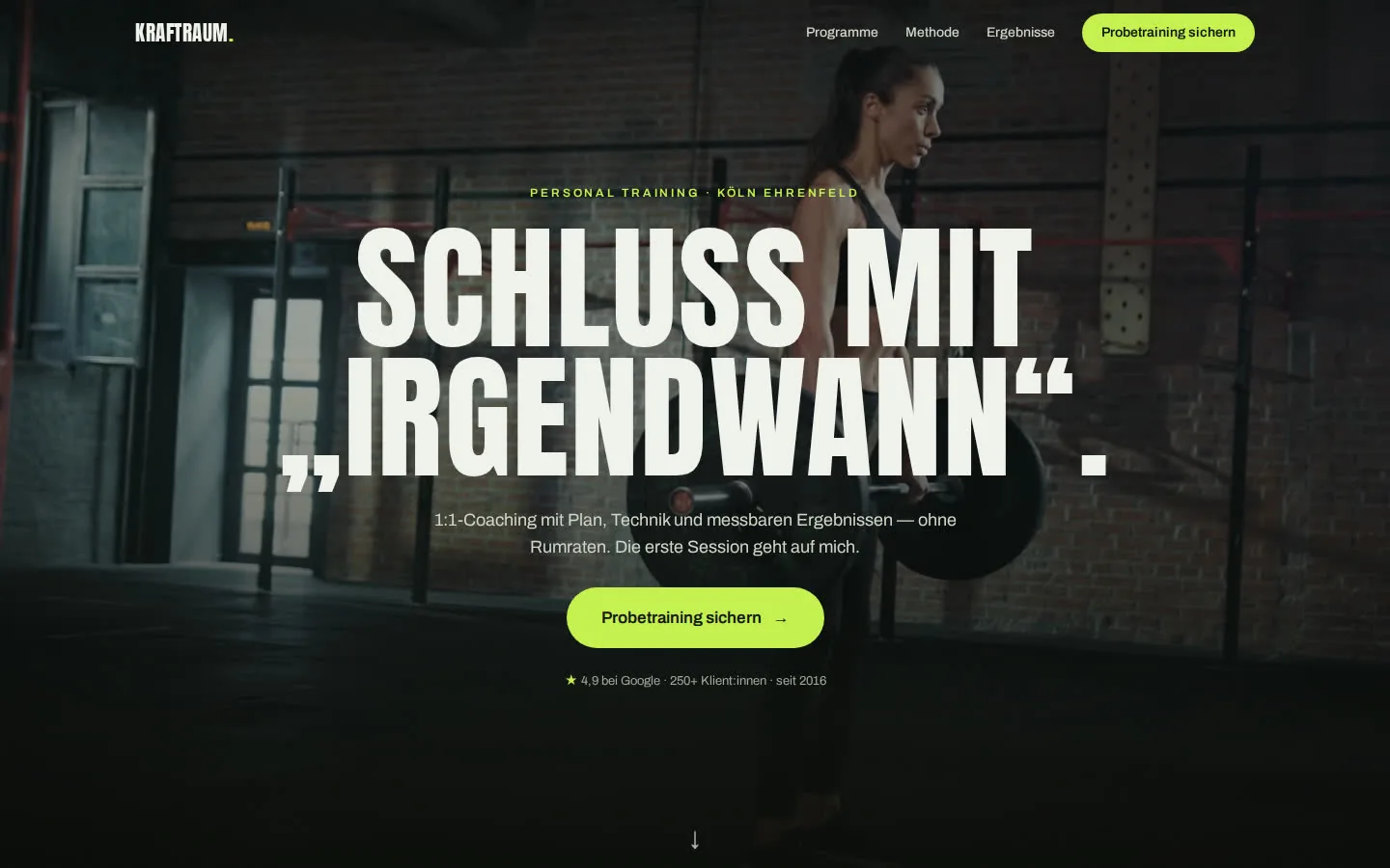 KRAFTRAUM — Personal Training